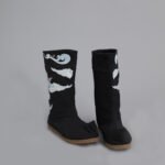 Hanfu accessories men's canvas medium high boots - Image 3