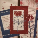 Rose universe retro literary healing confession love letter birthday wishes greeting card small card message creative postcard