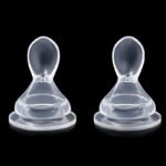 Rice cereal spoon head wide caliber 5CM universal food supplement bottle rice cereal bottle accessories baby silicone feeding spoon factory direct sales - Image 4