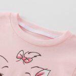 Malwee summer European and American middle and small children's suits animal cotton trousers short-sleeved two-piece trousers girls children's clothing - Image 2