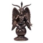 New t sculpture sitting Zen magic goat Satanic Idol Baphome resin crafts home decoration - Image 4