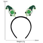 2023 New Irish Festival Green Lucky Headband Headgear St. Patrick's Day Dress Up Shamrock Headband - Image 4