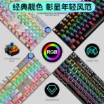Crack K990 Retro Knob Luminous Mechanical Keyboard - Image 3