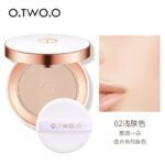 O.TWO.O rose gold sparkling diamond powder cake concealer makeup powder biscuit wet dual-use powder cake manufacturer SC025 - Image 9