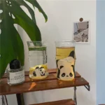 Creative Panda Glass Cup 420ml - Image 4