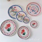 INS wind cotton rope woven tulip insulation pad - Image 2