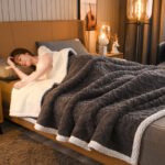 Lamb fleece blanket winter thickening warm milk fleece blanket sheet blanket coral fleece taffeta sofa blanket - Image 2