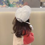 Children's hats spring and autumn boys' peaked caps girls sun hats sunscreen trendy Korean fashion baby baseball caps - Image 5