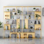 Nordic iron art bookshelf rack living room floor simple storage shelf office multi-layer modern creative bookcase - Image 3
