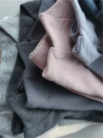 Exported to Japan in autumn and winter, hand-made pure cotton brushed high-neck long-sleeved bottoming shirt simple and versatile couple men and women - Image 3