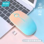 Cross-border 2.4G Bluetooth dual-mode charging wireless mouse cute computer notebook office mute silent mouse girl - Image 8