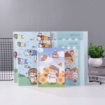 Double-sided off-type book coil notebook cute girl hand account book simple ins style Japanese creative cartoon book - Image 2