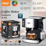 RAF European standard cross-border pump pressure coffee machine home small semi-automatic Italian coffee machine steam milk foaming machine