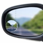 Car rearview mirror small round mirror 360 degree reversing mirror blind spot mirror universal rain eyebrow cover