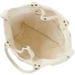 NITORI home furnishing Japanese style simple all-match portable compartment bag canvas bag Simpler IVS - Image 5