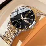Foreign trade AliExpress hot style Swiss certified imported double calendar waterproof luminous men's watch Korean fashion