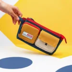 Large-capacity pencil bag double-layer multi-functional boy simple Korean version of primary school stationery bag ins tide multi-layer junior high school creative male Korean cute Japanese retro style literary net red pencil case - Image 2