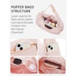 New Fashion Women's Small Down Bag Shoulder Bag Nylon Shoulder Bag and Tote Bag with Adjustable Strap - Image 3