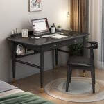 Nordic solid wood desk simple modern study desk light luxury computer desk small apartment home bedroom study table - Image 4