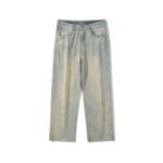 Vintage vintage washed-out loose wide leg casual jeans