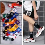 Socks: men's middle length basketball socks, cotton wear-resistant, sweat-absorbent, breathable, ins, tide brand, four seasons, NBA elite sports children's socks - Image 3