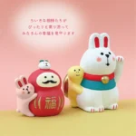 2023 Rabbit Dharma Mascot Ornament Home Decoration Office Desktop Decoration The Year of the Rabbit is full of blessings - Image 2