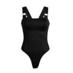 European and American one-piece corsets female sense T-shaped belly pants large size open crotch temptation beauty body ladies corset jumpsuit - Image 6