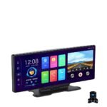 Widescreen center console driving recorder 1080P reversing voice-controlled Android AR navigator Bluetooth electronic dog remote