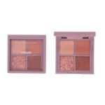 NOVO Sakura no Monogatari 4-color eyeshadow Advanced sense beginner earth tone daily light makeup eyeshadow palette - Image 5