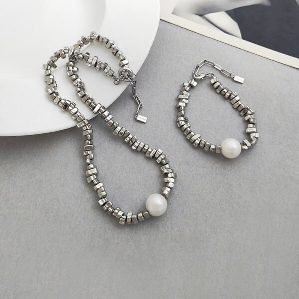 Irregular geometric necklace bracelet