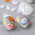 Ferrite new process three-dimensional 5D nail art stickers thin transparent back glue nail stickers nail accessories sprouting sky TS889 - Image 3
