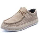 Men's slip-on shoes, corduroy men's shoes, casual shoes, four seasons, round toe sailing shoes, men's cross-border men's shoes - Image 5