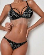 Foreign trade sexy lingerie diamond chain tassel - Image 5