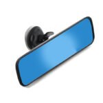 Car rearview mirror glue injection suction cup interior mirror large field of view plane mirror coach car interior auxiliary mirror white mirror