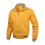 New Add Cotton Fashion Casual Jacket Men Amazon Factory Outlet Spring Autumn Sports Solid Color Jacket Men's - Image 3
