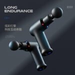 Mini Electric Hot Compress Fascia Gun Portable Fitness Massage Gun Fascia Gun Vibrating Muscle Relaxation Massager Manufacturer