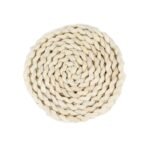 Japanese-style home natural corn husk handmade straw woven tea mat table mat heat-resistant casserole mat plate cup placemat - Image 6