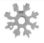 18 in 1 Snowflake Multi-tool Card Combination Snowflake Screwdriver Outdoor Snowflake Portable EDC Wrench Tool