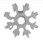 18 in 1 Snowflake Multi-tool Card Combination Snowflake Screwdriver Outdoor Snowflake Portable EDC Wrench Tool