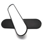 Car rearview mirror glue injection suction cup interior mirror large field of view plane mirror coach car interior auxiliary mirror white mirror - Image 2