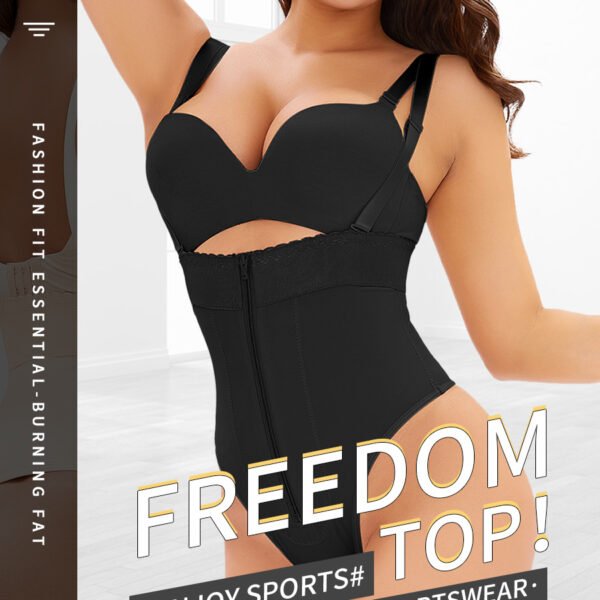 Cross-border European and American insTOPMELON hot style large size ladies high waist T-shaped body shaper D067B