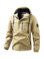 Cross-border waterproof jacket men's new trendy winter jacket men's casual outdoor fleece jacket outdoor jacket - Image 2