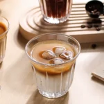 Dirty Australian white coffee cup