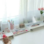 ins girl heart petal pen holder student dormitory storage bucket room decoration desktop storage creative small ornaments - Image 4