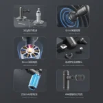 Schneider mini fascia gun muscle massager massage mini electric girl small top ten brands of neck membrane gun - Image 5