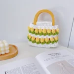 Tulip hand woven bag material - Image 4