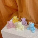 Bear scented candle spot handmade ins decoration creative gift box set cross-border birthday scented candle - Image 2