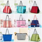 Self-supporting punching diving material beach bag mother bag manufacturer large capacity ladies beach bag - Image 2