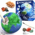 Cross-border science and education new products children's educational creative handmade planet exploration gemstone excavation archaeological wholesale toy set