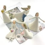 Cross-border new products dancing girl dancing couple resin decoration girl home warm sister creative gift